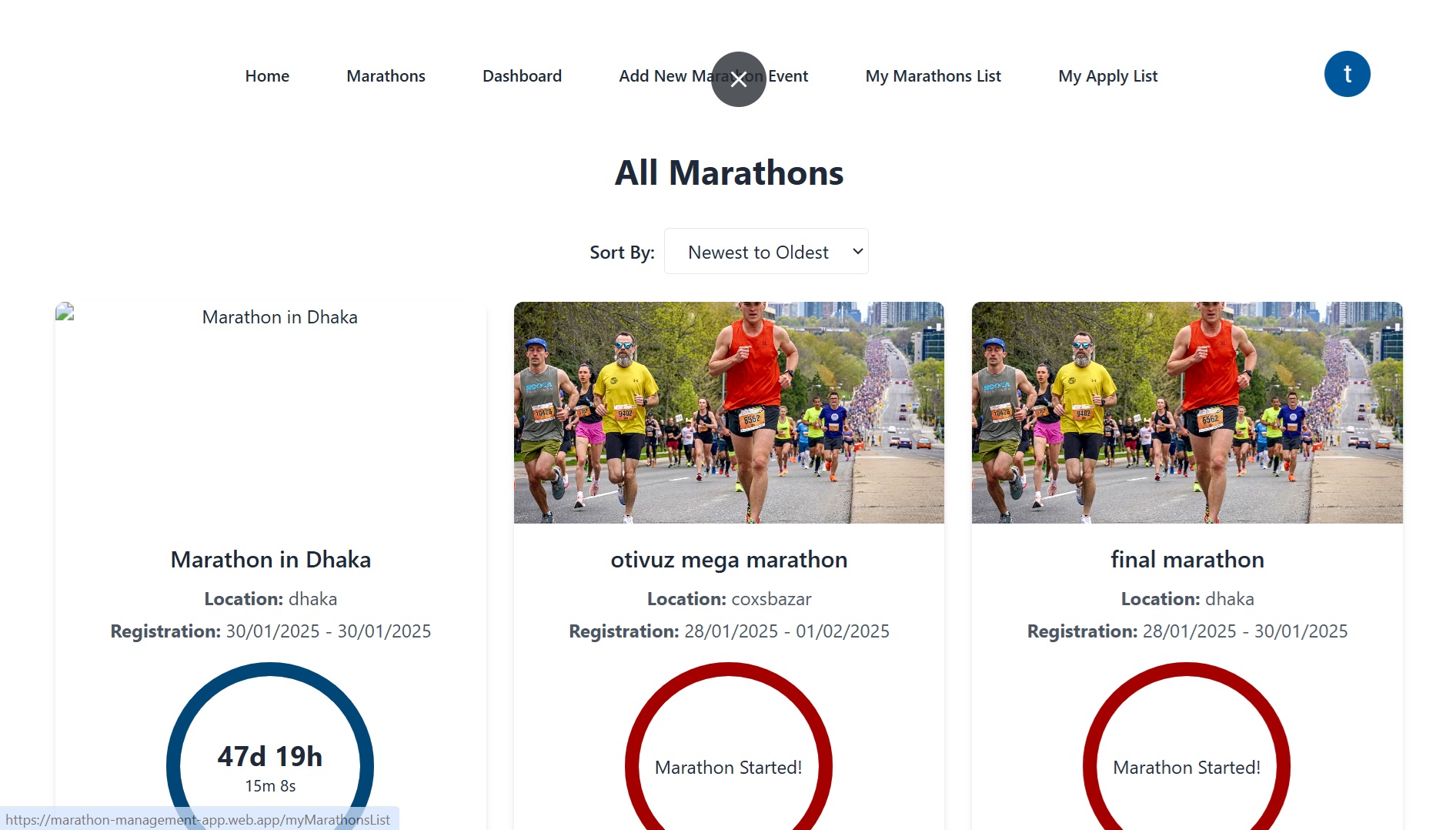 Project One Screenshot